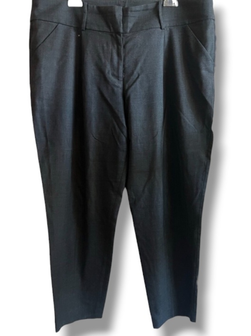 Ann Taylor Petites Women’s Career Business Dressy Pants Dark Gray 40% Wool